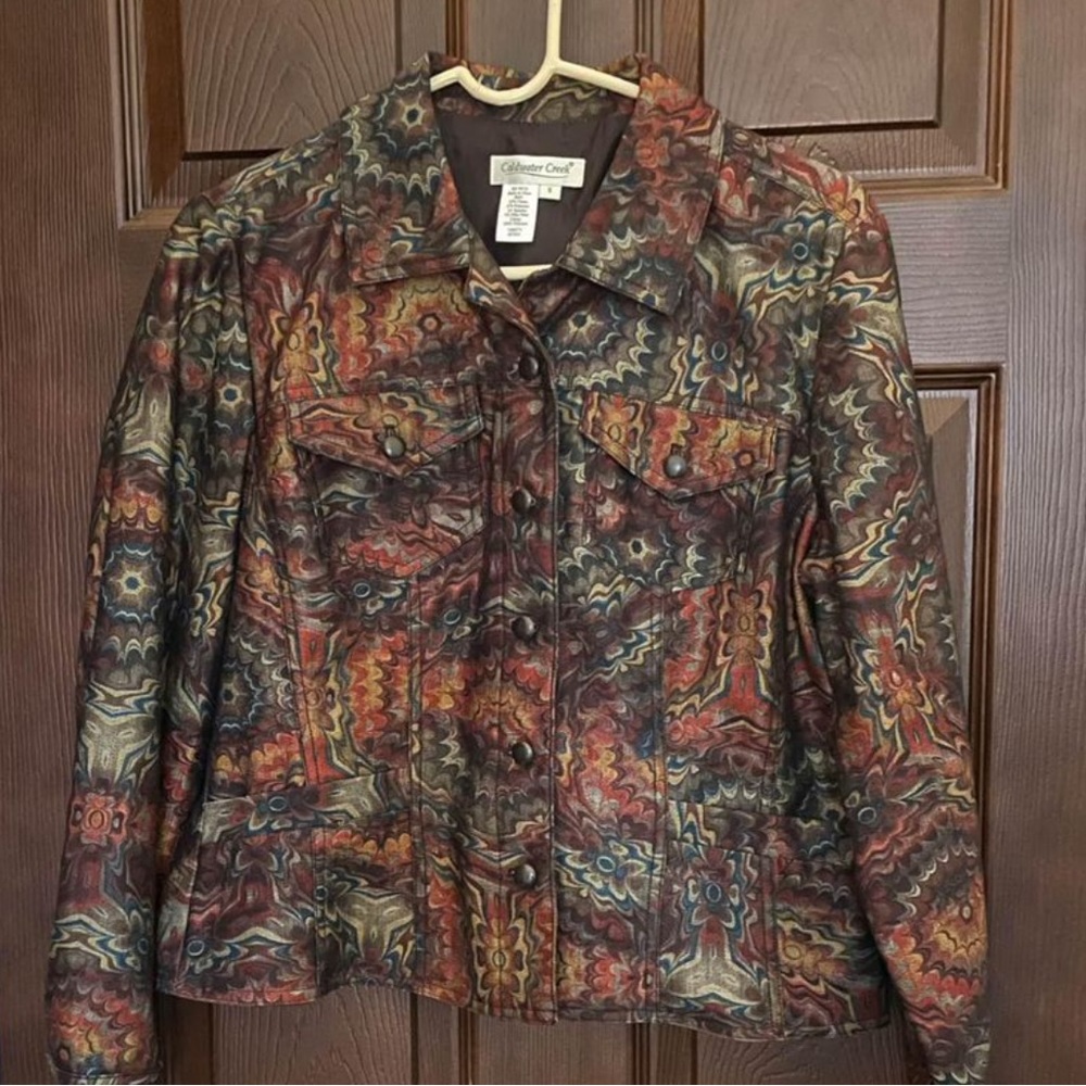 Vintage Coldwater Creek Floral Jacket